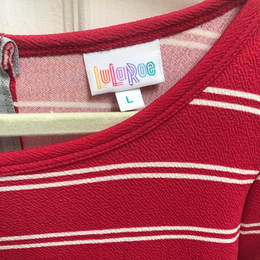 L Lularoe Amelia with pockets